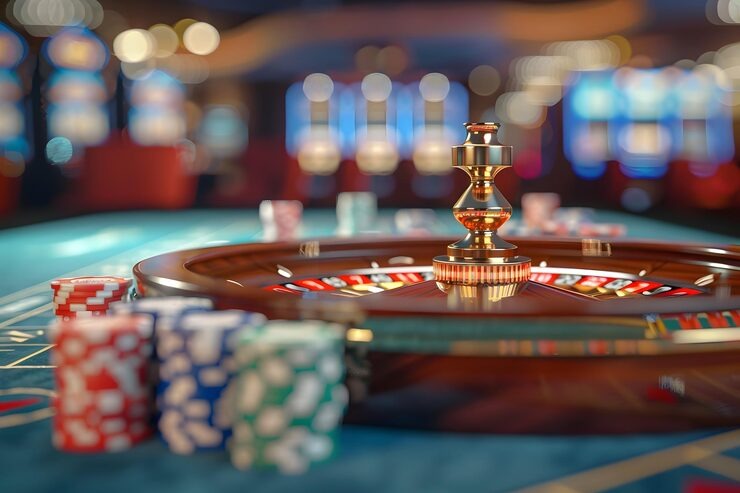 Bingo card grid with marked numbers on maxbet855 platform